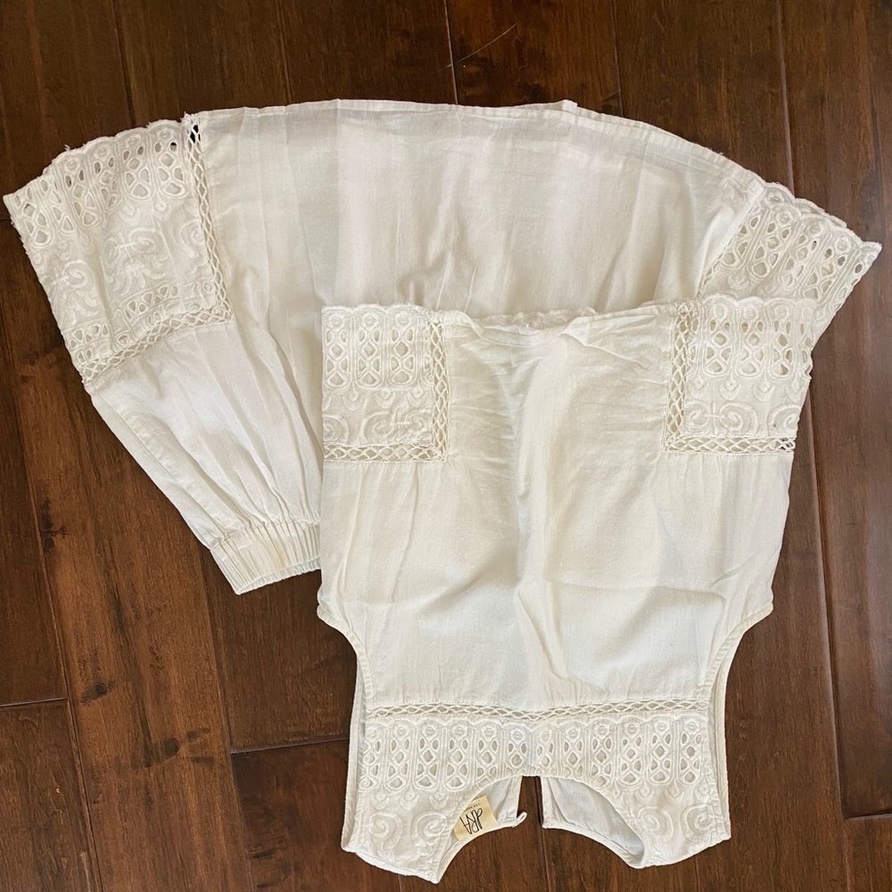 White Skirt and Top Set
